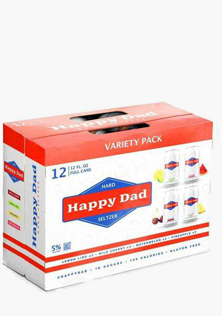 Happy Dad Hard Seltzer Variety Pack 355 ml - 12 Cans