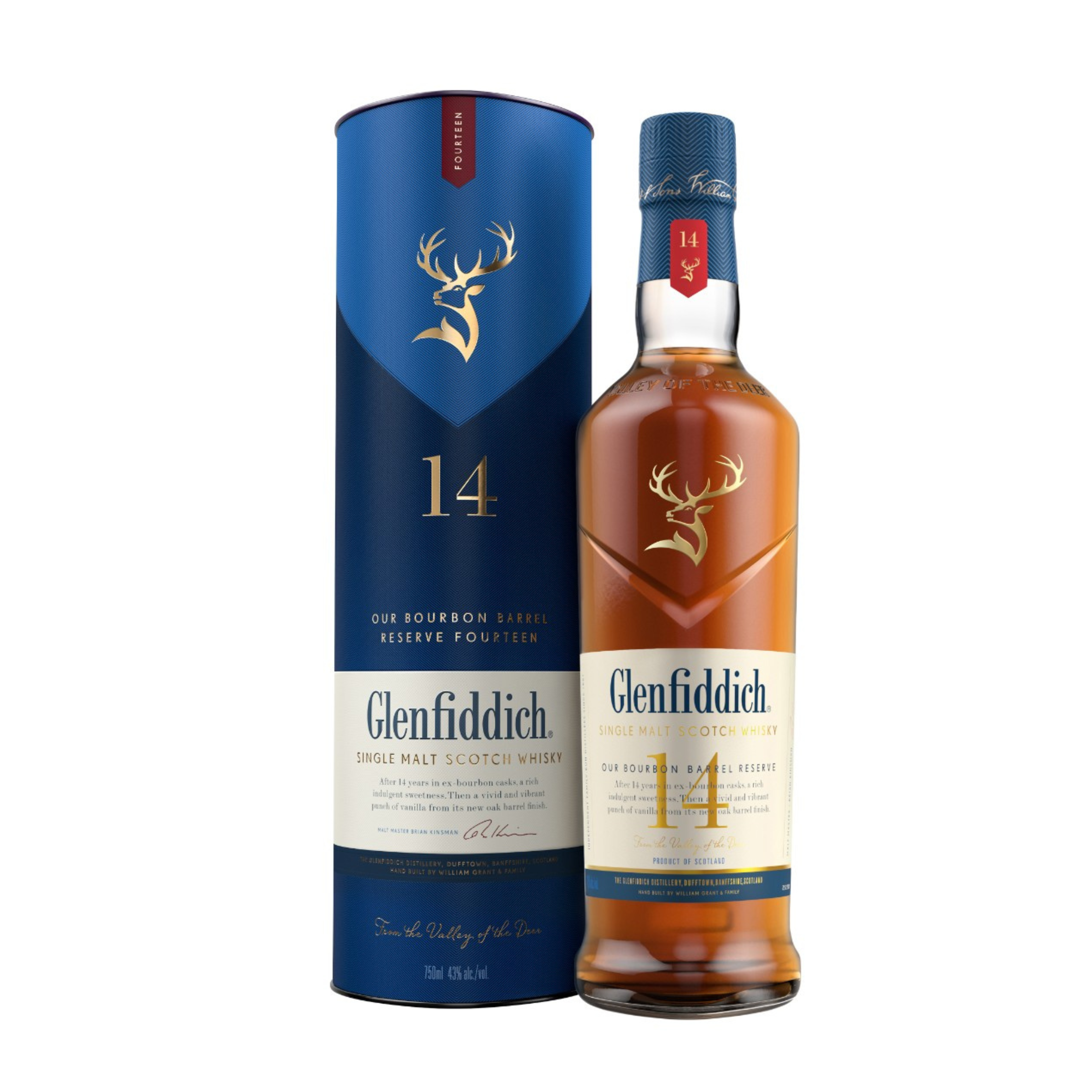 GLENFIDDICH 14YO BOURBON BARREL RESERVE 