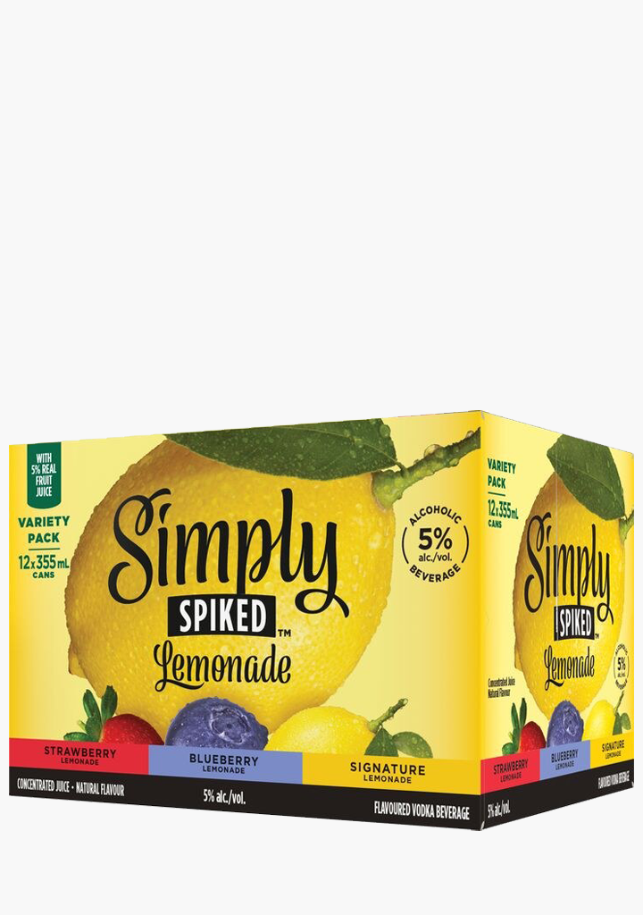 Simply Spiked Lemonade Mixer Pack - 12x355ML