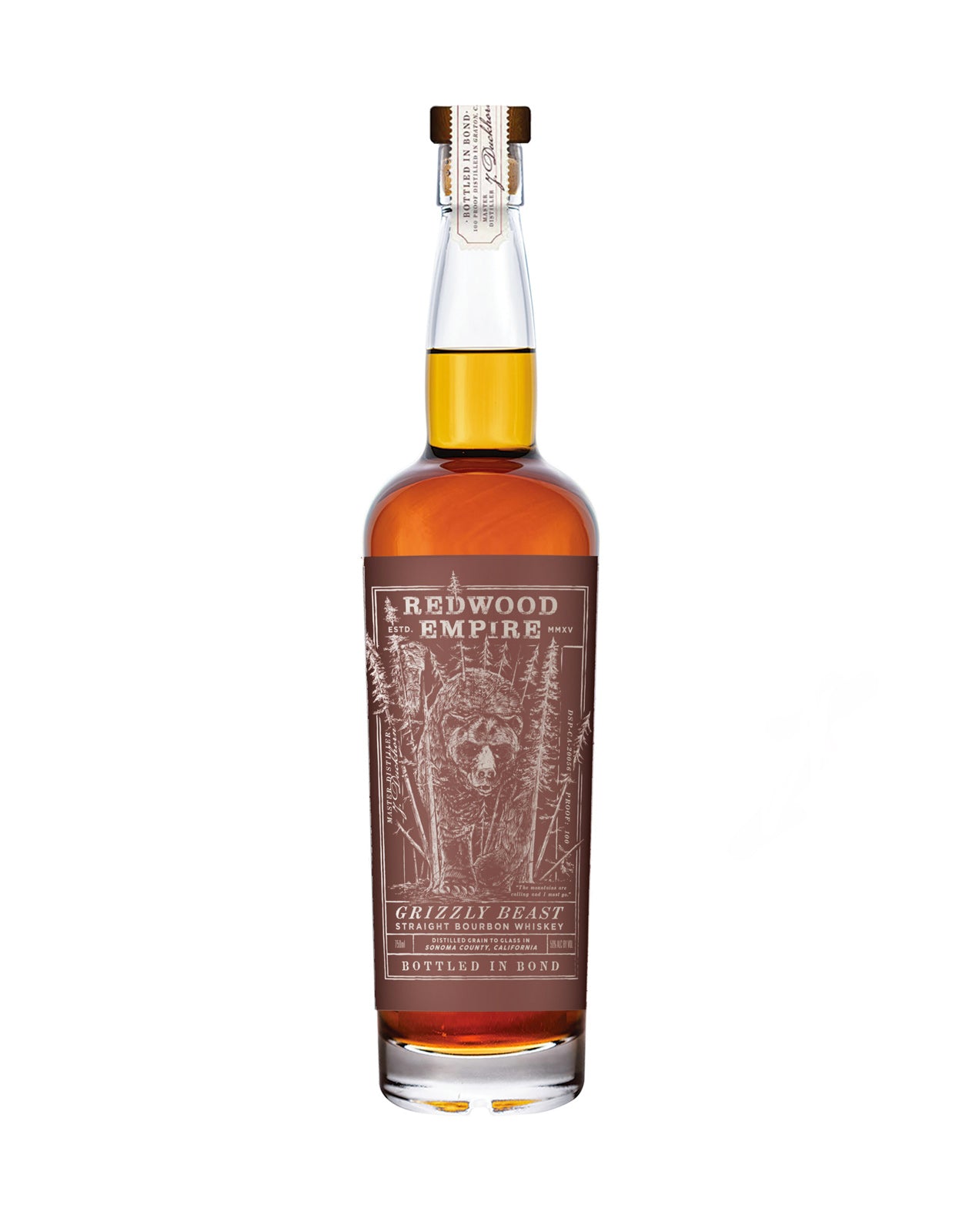 REDWOOD EMPIRE GRIZZLY BEAST BOURBON    