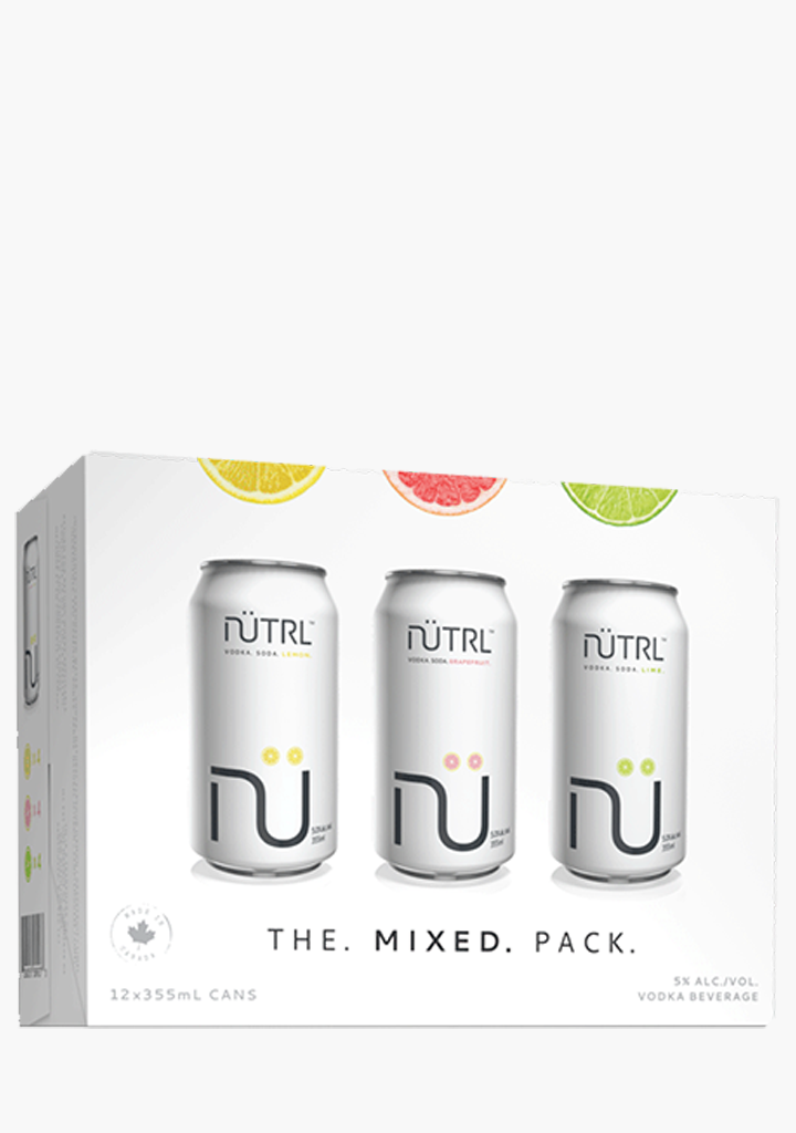 Nutrl Vodka Soda Mixed Pack - 12x355ML
