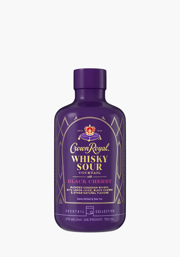 CROWN ROYAL BLACK CHERRY WHISKY SOUR    