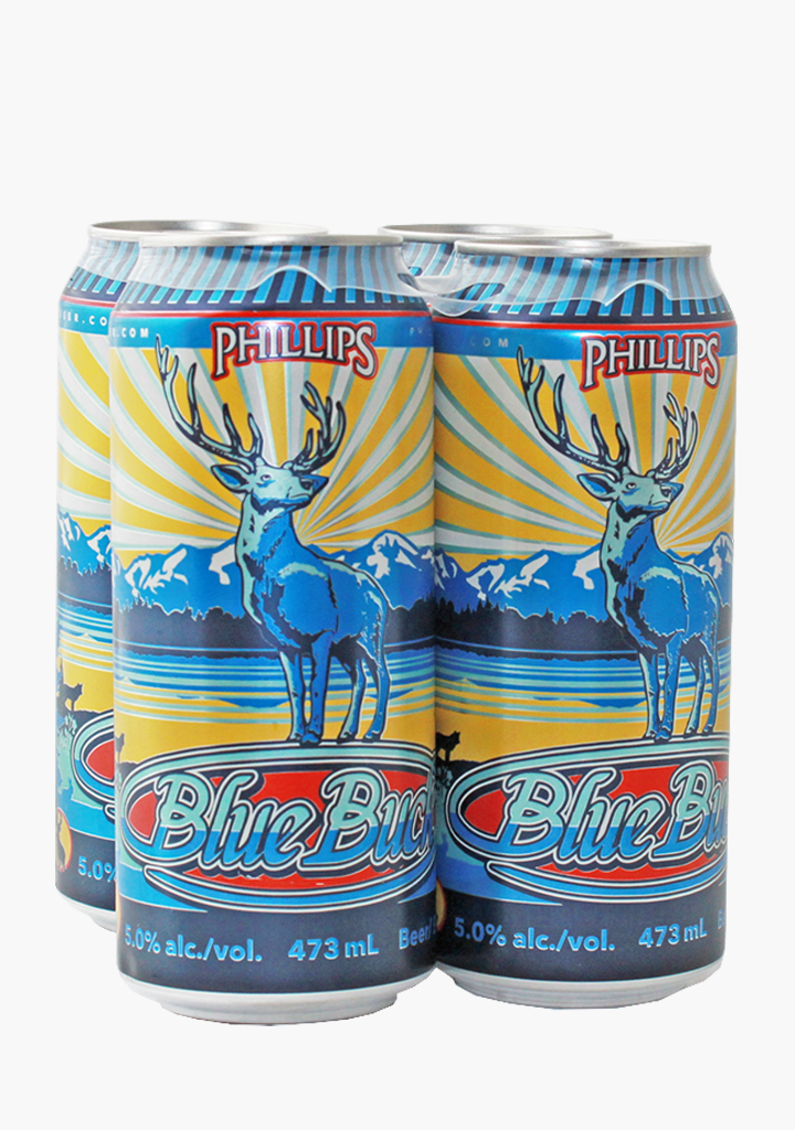 PHILLIPS BLUE BUCK 473ML CAN            