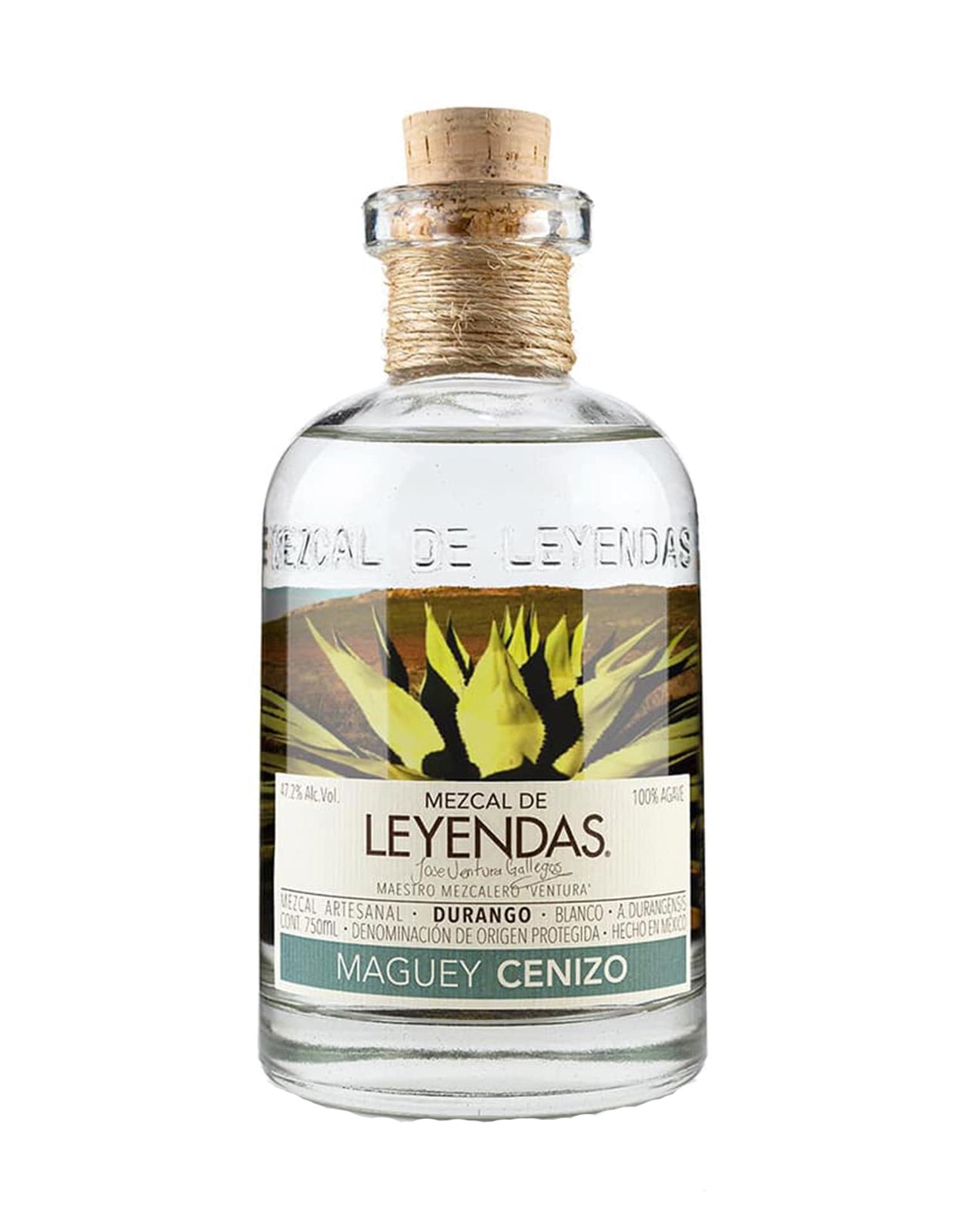 MEZCAL DE LEYENDAS CENIZO               