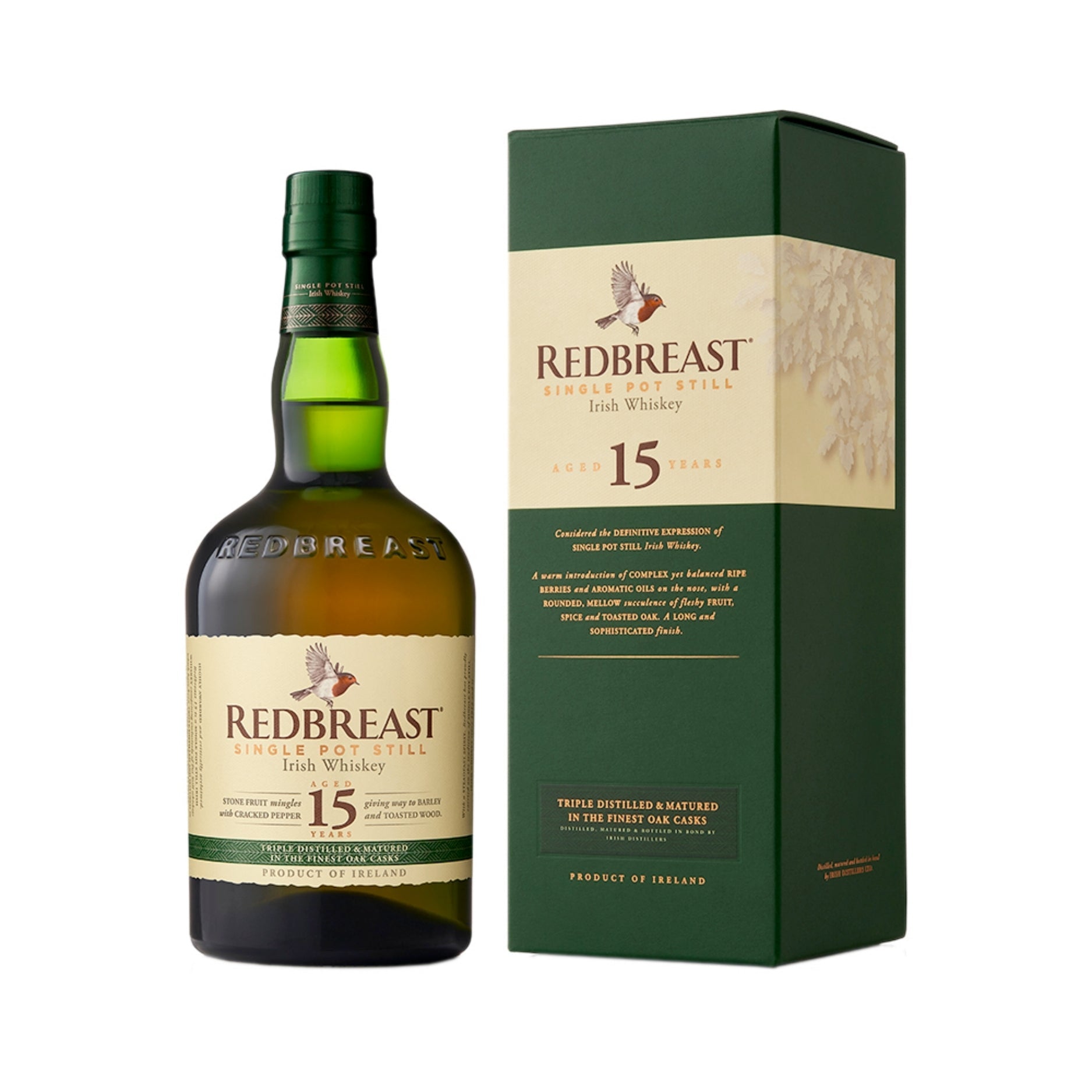 REDBREAST 15 YEAR OLD                   