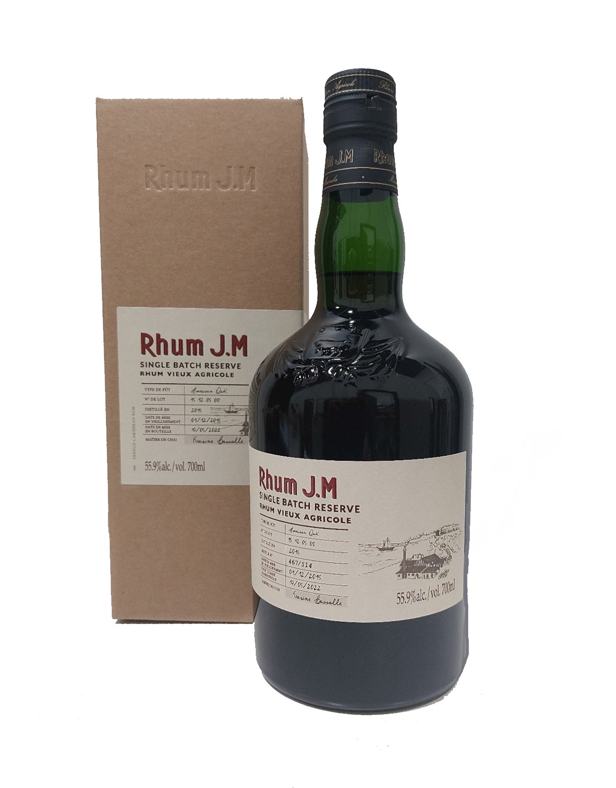 JM RHUM - 2015 NEW OAK CASK #1512       