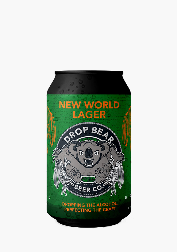 DROP BEAR BEER CO. NEW WORLD LAGER      