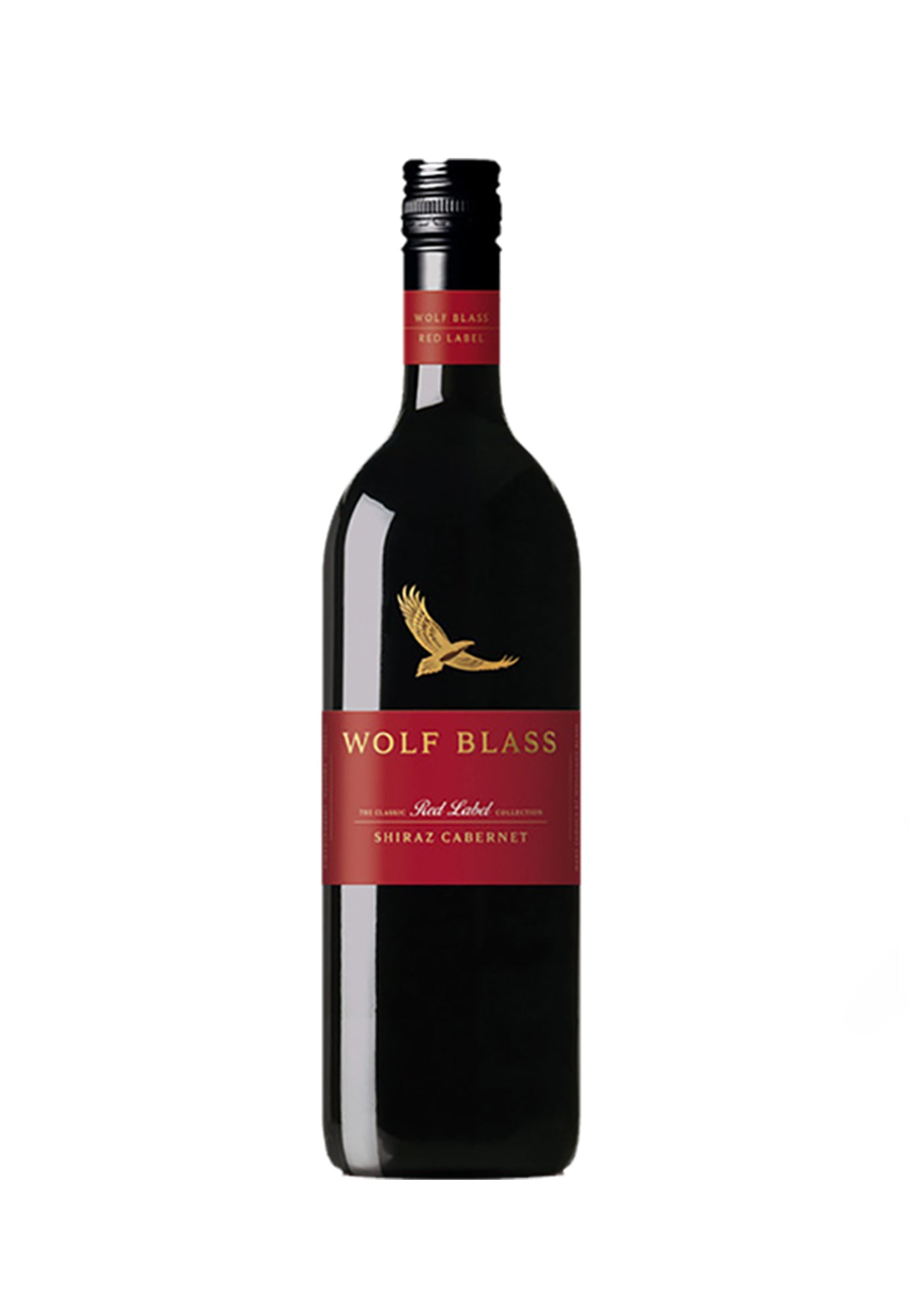 WOLF BLASS RED LABEL SHIRAZ CABERNET    