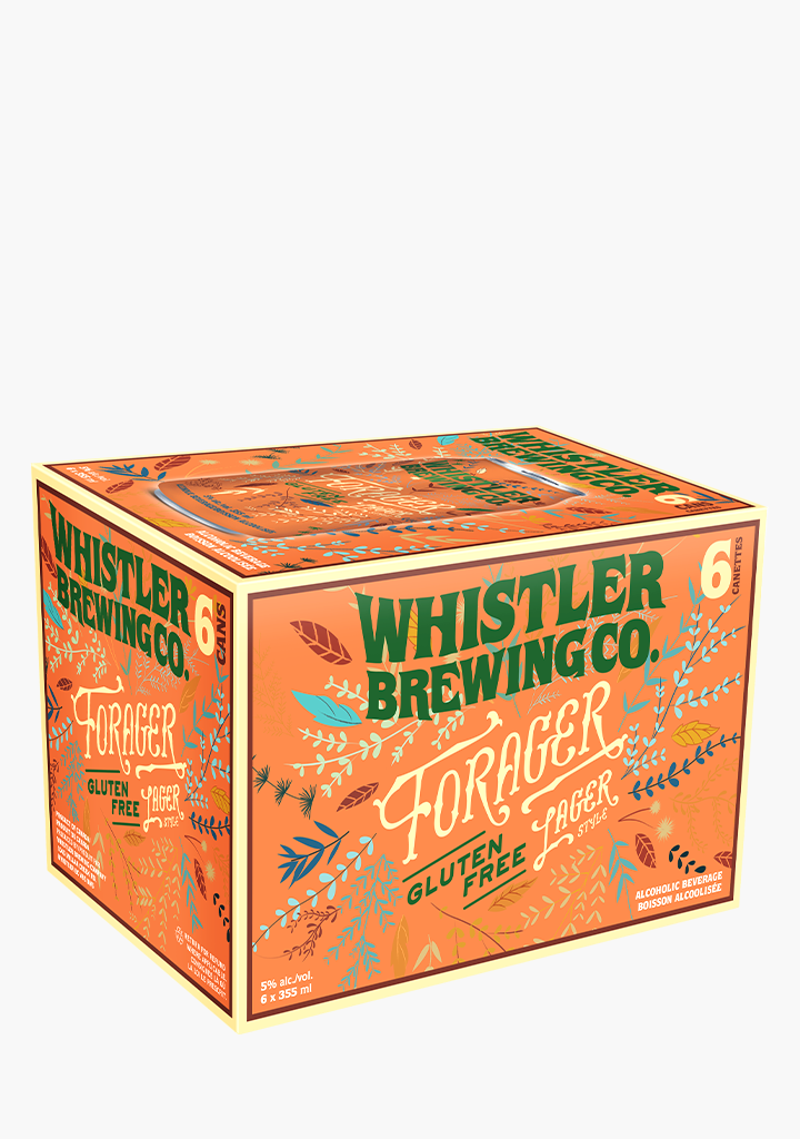 WHISTLER FORAGER GLUTEN FREE LAGER.     