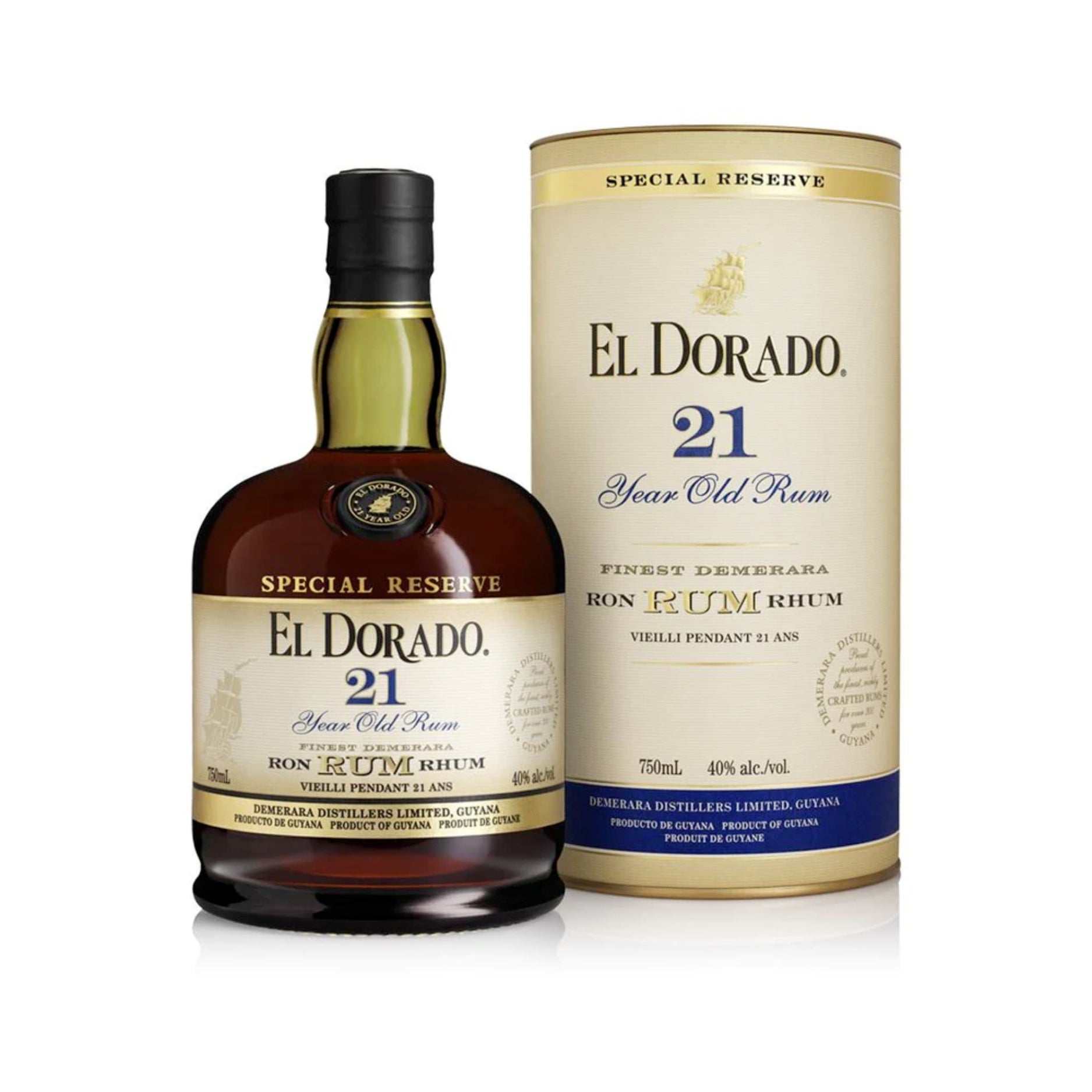 EL DORADO 21 YR. RUM                    