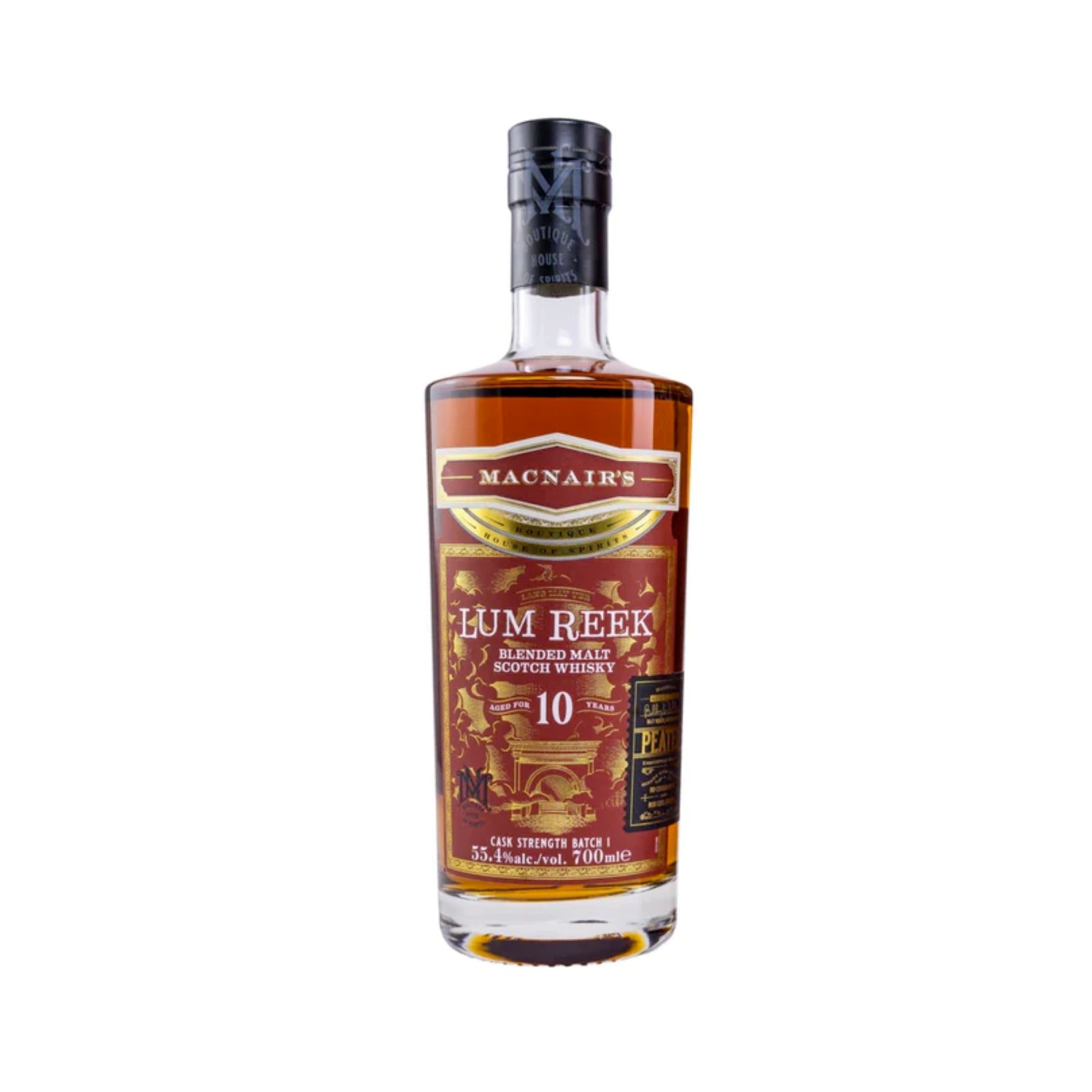 MACNAIR'S LUM REEK 10 YO CASK STRENGTH  