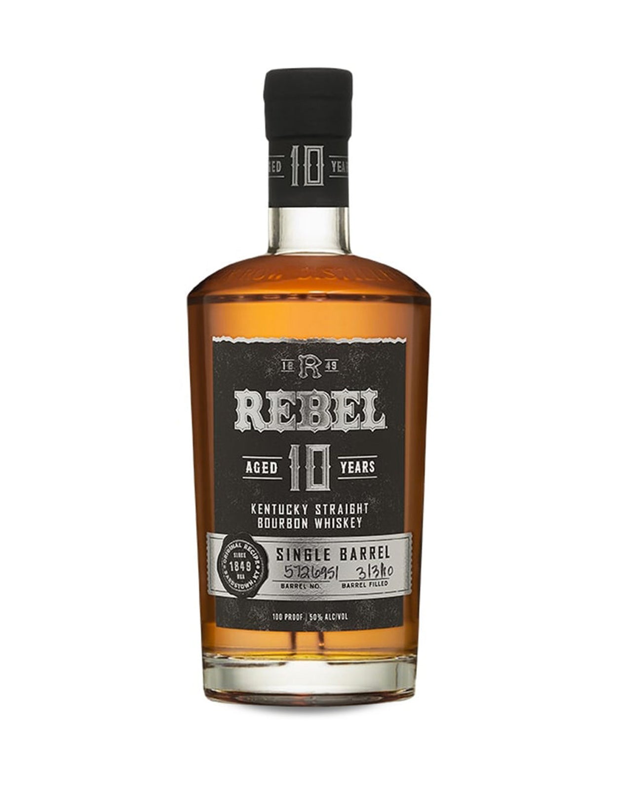 REBEL YELL 10 YEAR SINGLE BARREL        
