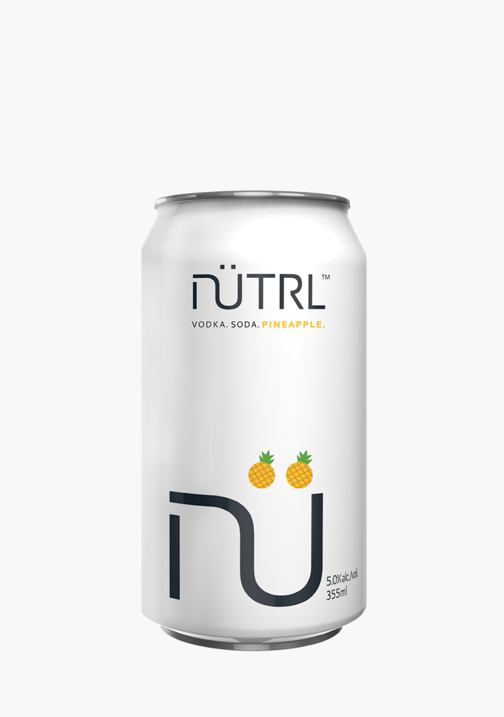 Nutrl Vodka Soda Pineapple - 6x355ML