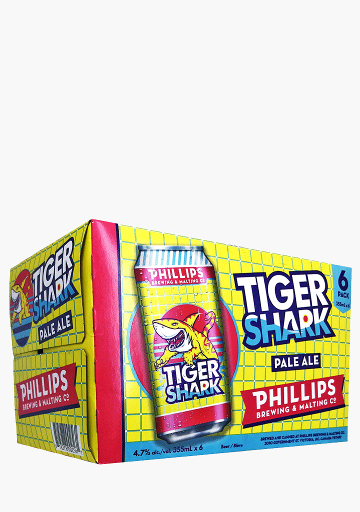 PHILLIPS TIGER SHARK 6 PACK CAN         