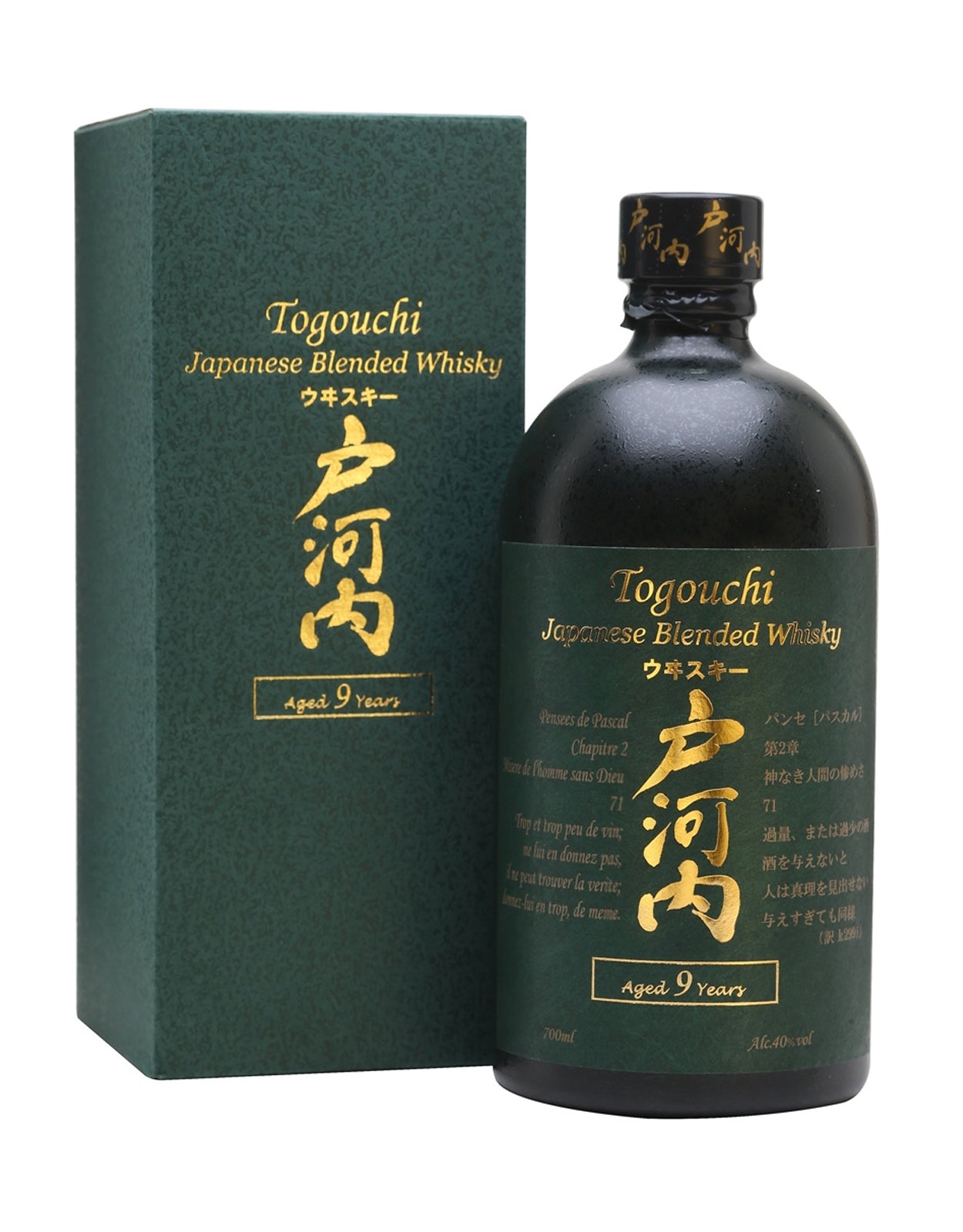TOGOUCHI JAPANESE BLENDED WHISKEY 9 YEAR