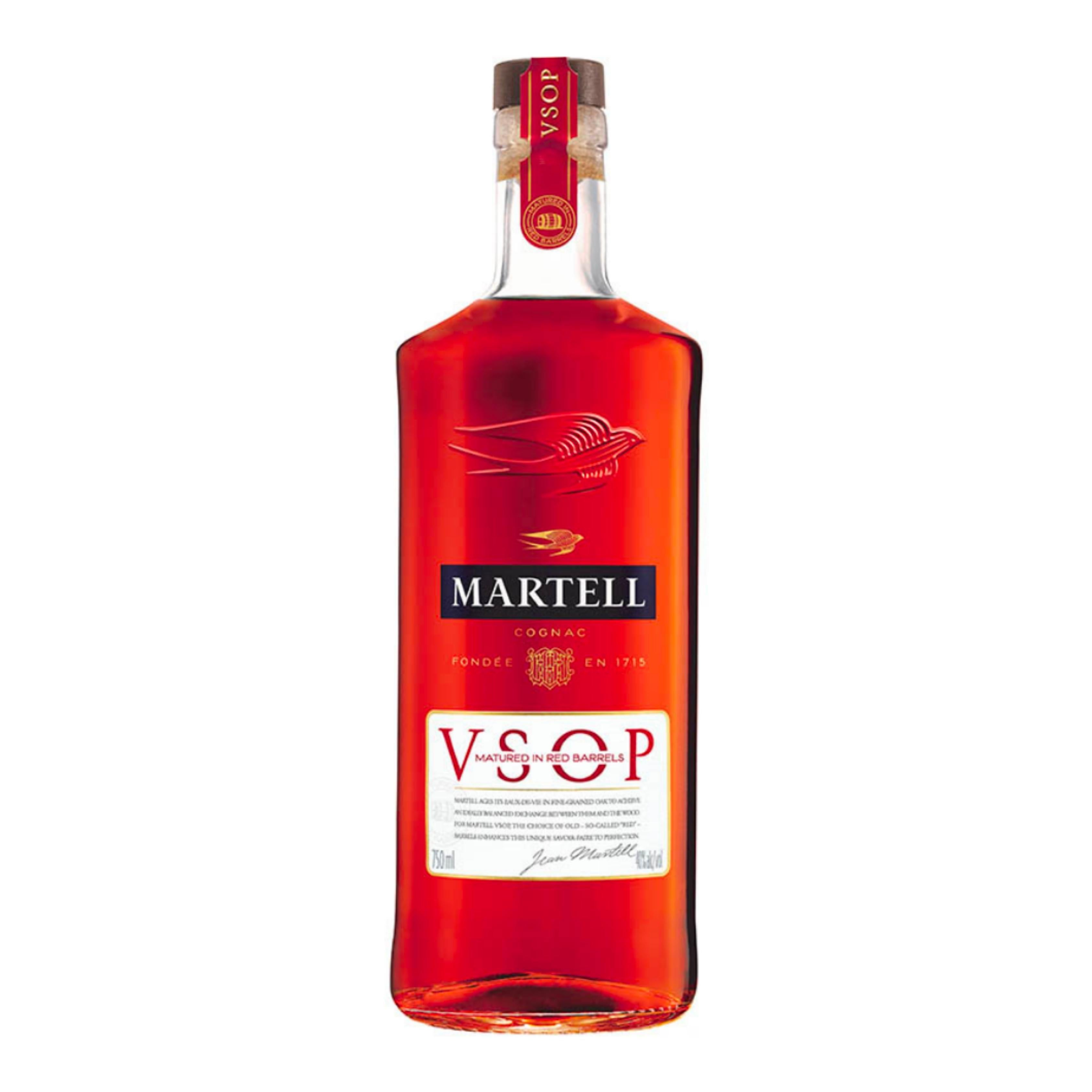 MARTELL VSOP RED BARRELS OLD FINE COGNAC
