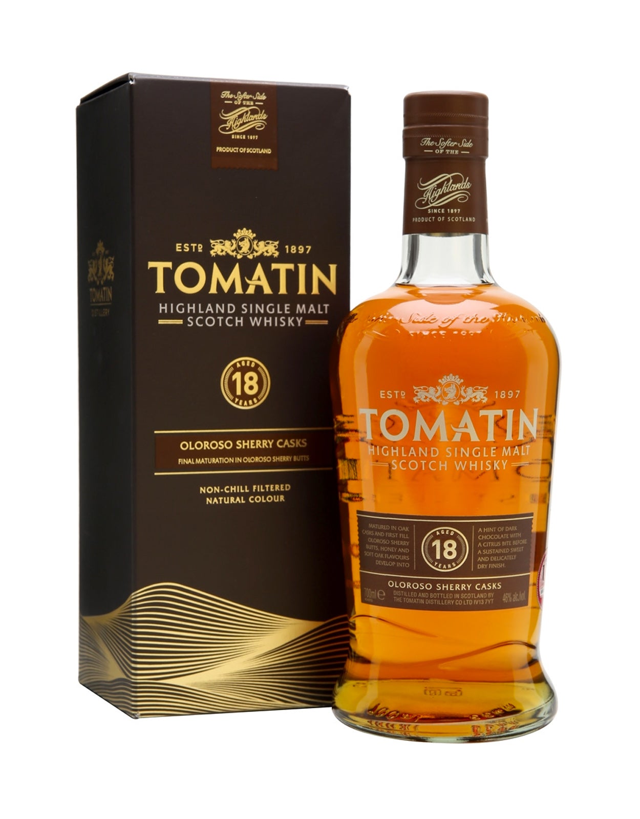 TOMATIN SCOTCH SINGLE MALT 18 YEAR      