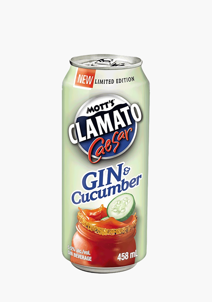 Mott's Clamato Cucumber Gin Caesar - 458ML