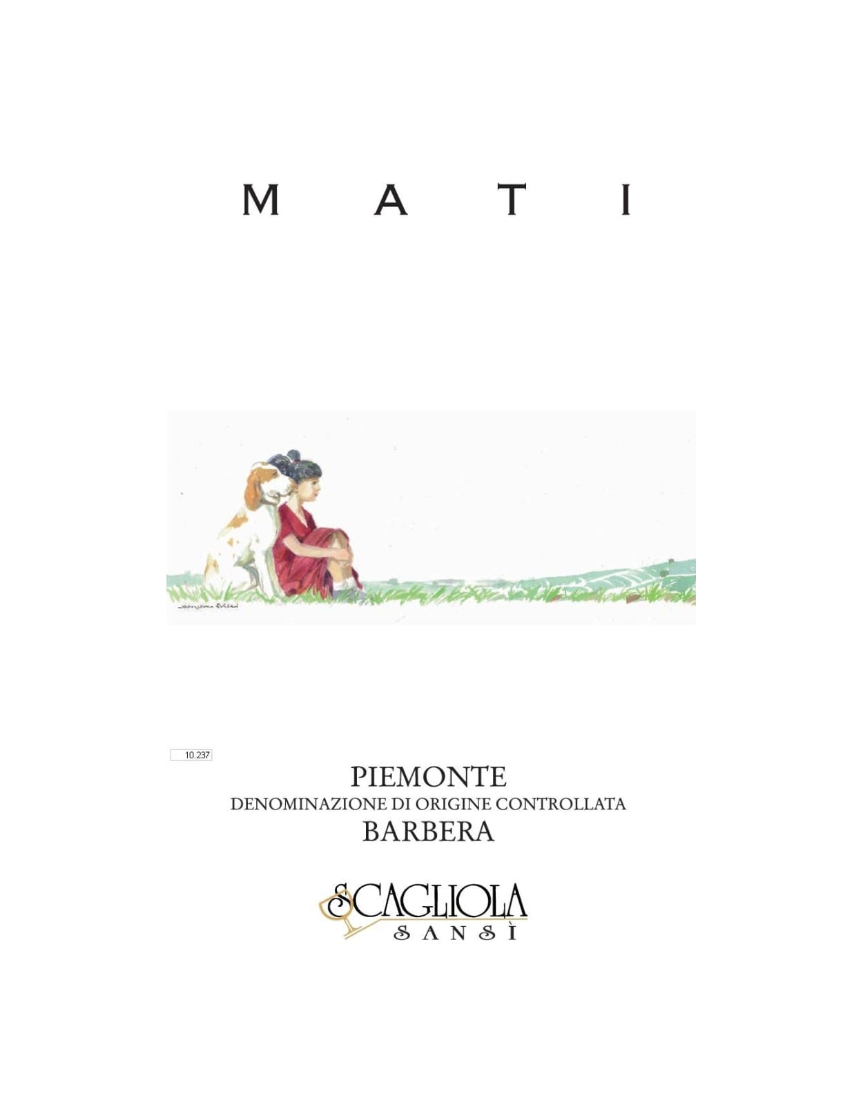 SCAGLIOLA MATI BARBERA PIEMONTE         