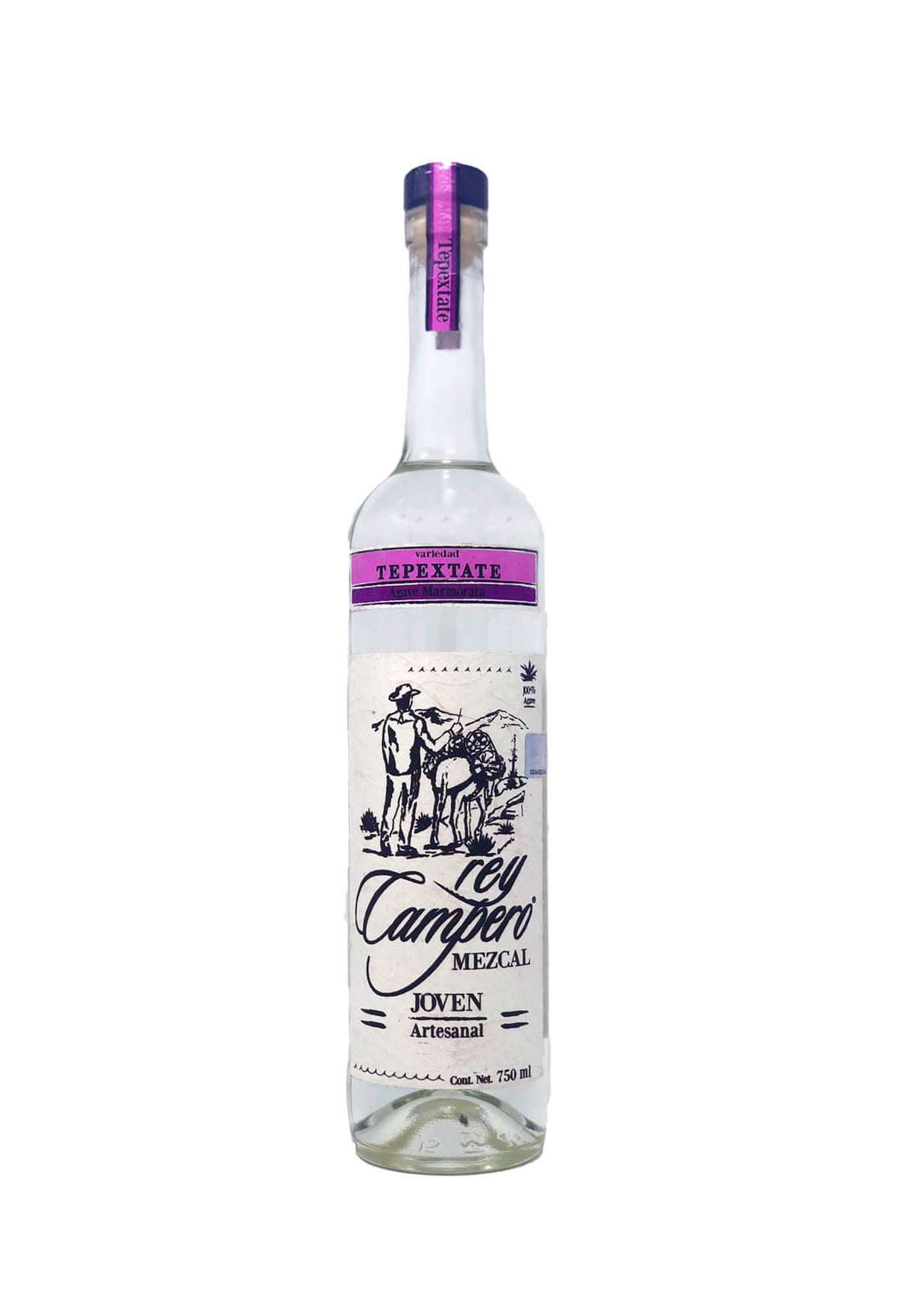 REY CAMPERO TEPEXTATE MEZCAL            