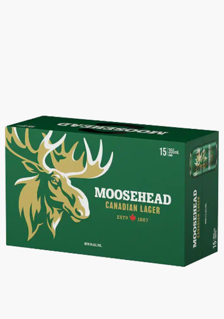 Moosehead Lager Cans - 15 X 355ML