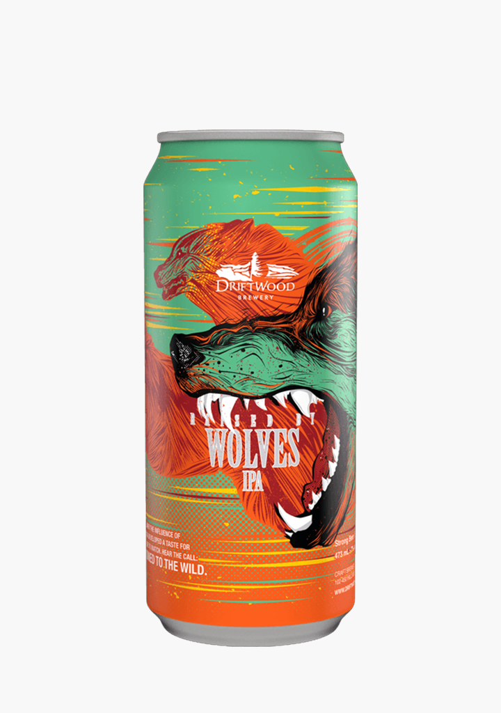 DRIFTWOOD - RAISED BY WOLVES IPA 4PK    