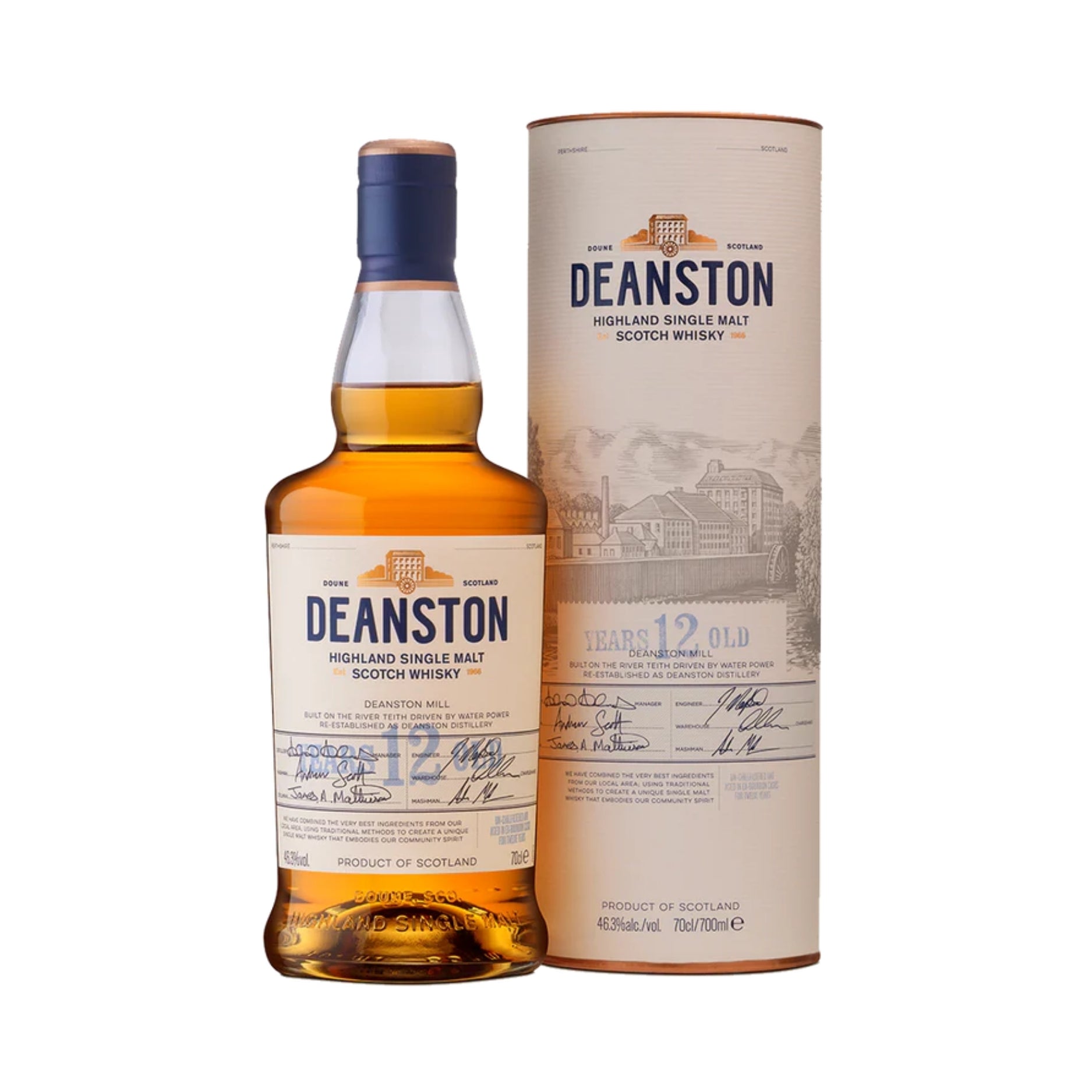 DEANSTON 12 YEAR OLD 750ML              