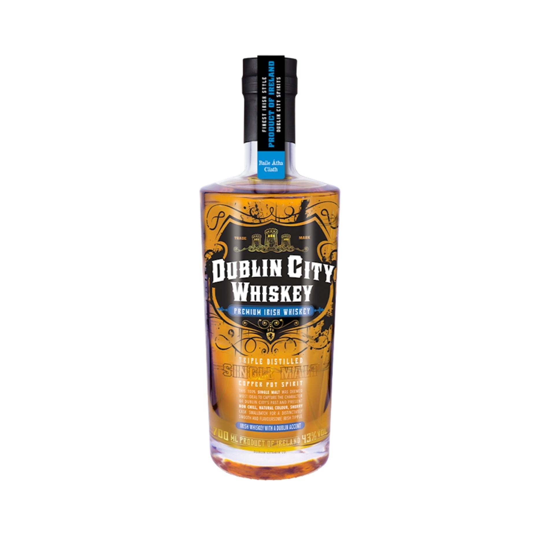 DUBLIN CITY SINGLE MALT IRISH WHISKEY   