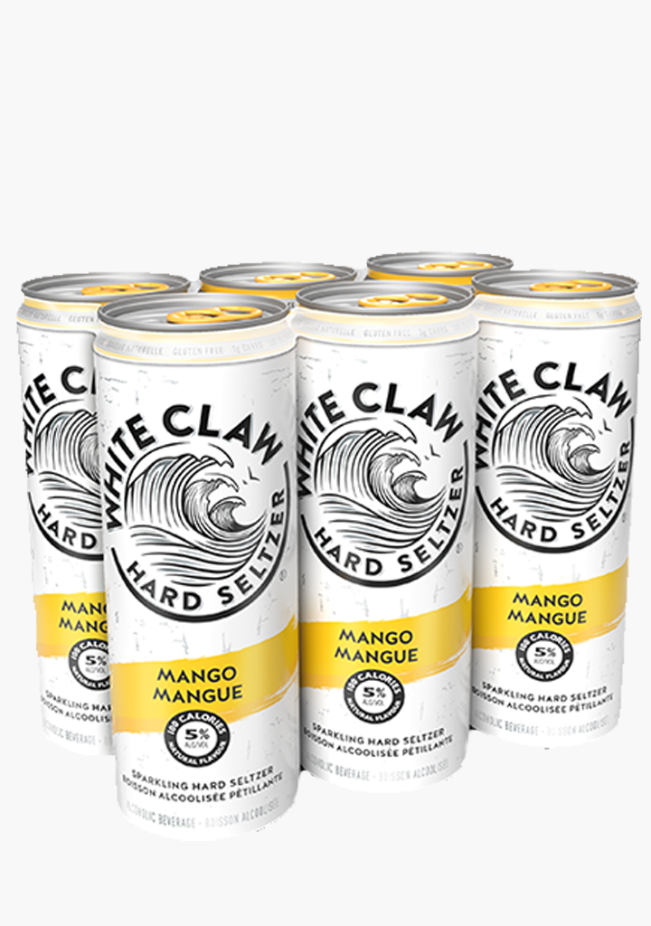 White Claw Mango Sparkling Hard Seltzer - 6 X 355ML