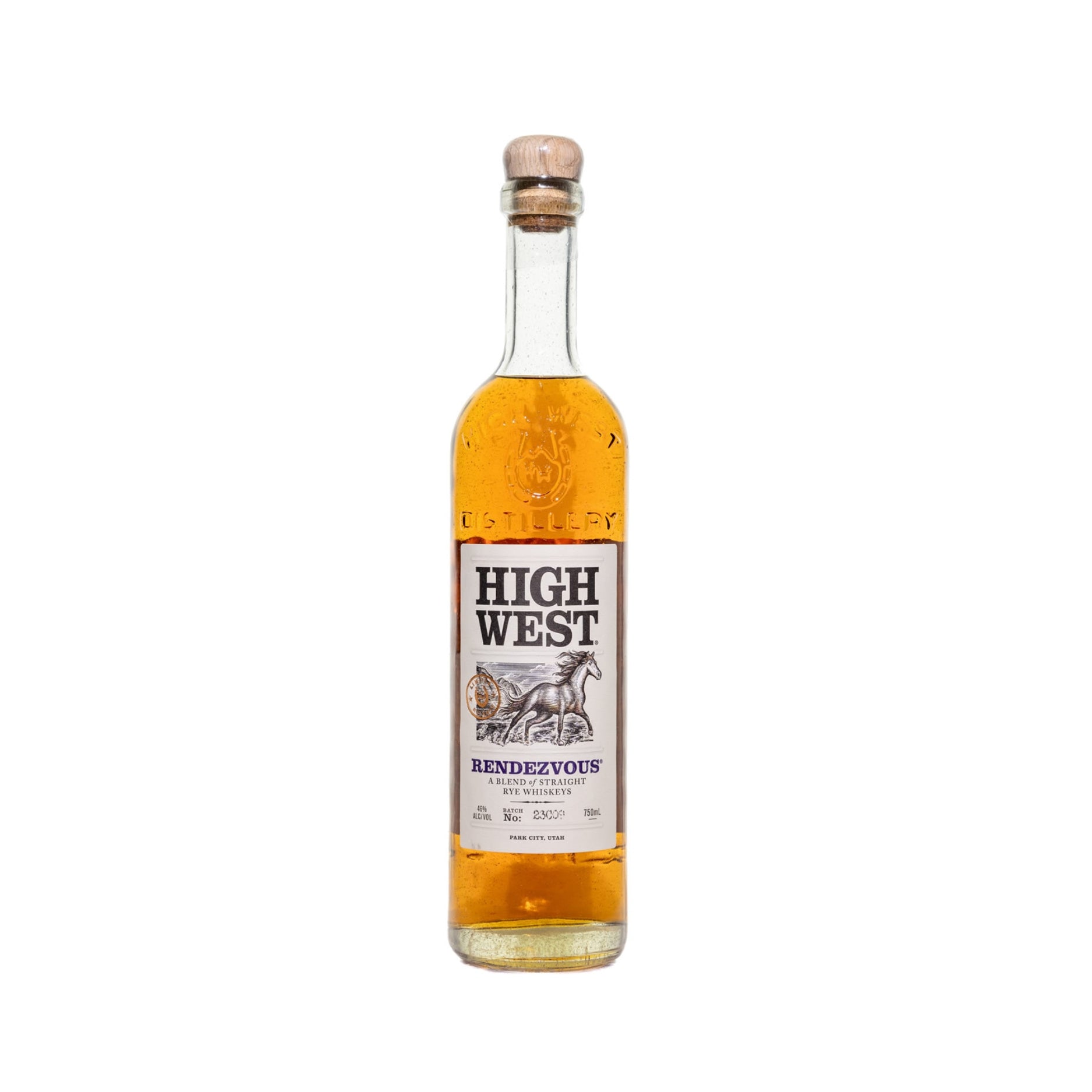 HIGH WEST RENDEZVOUS RYE WHISKY         