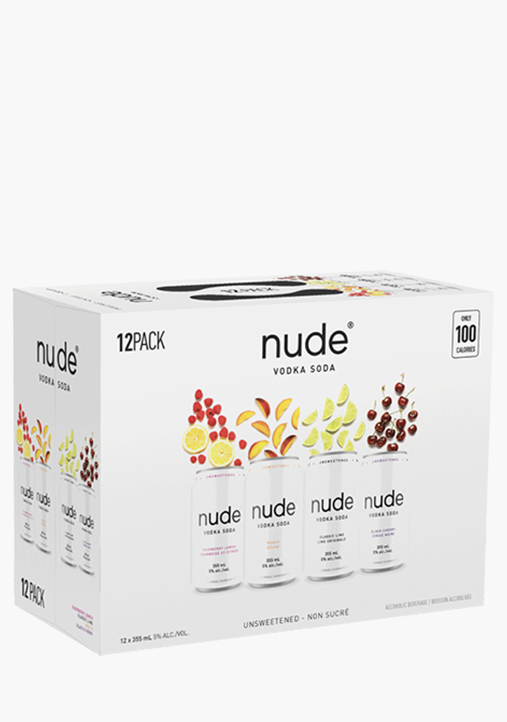 Nude Vodka Soda Mixer Pack - 12x355ML