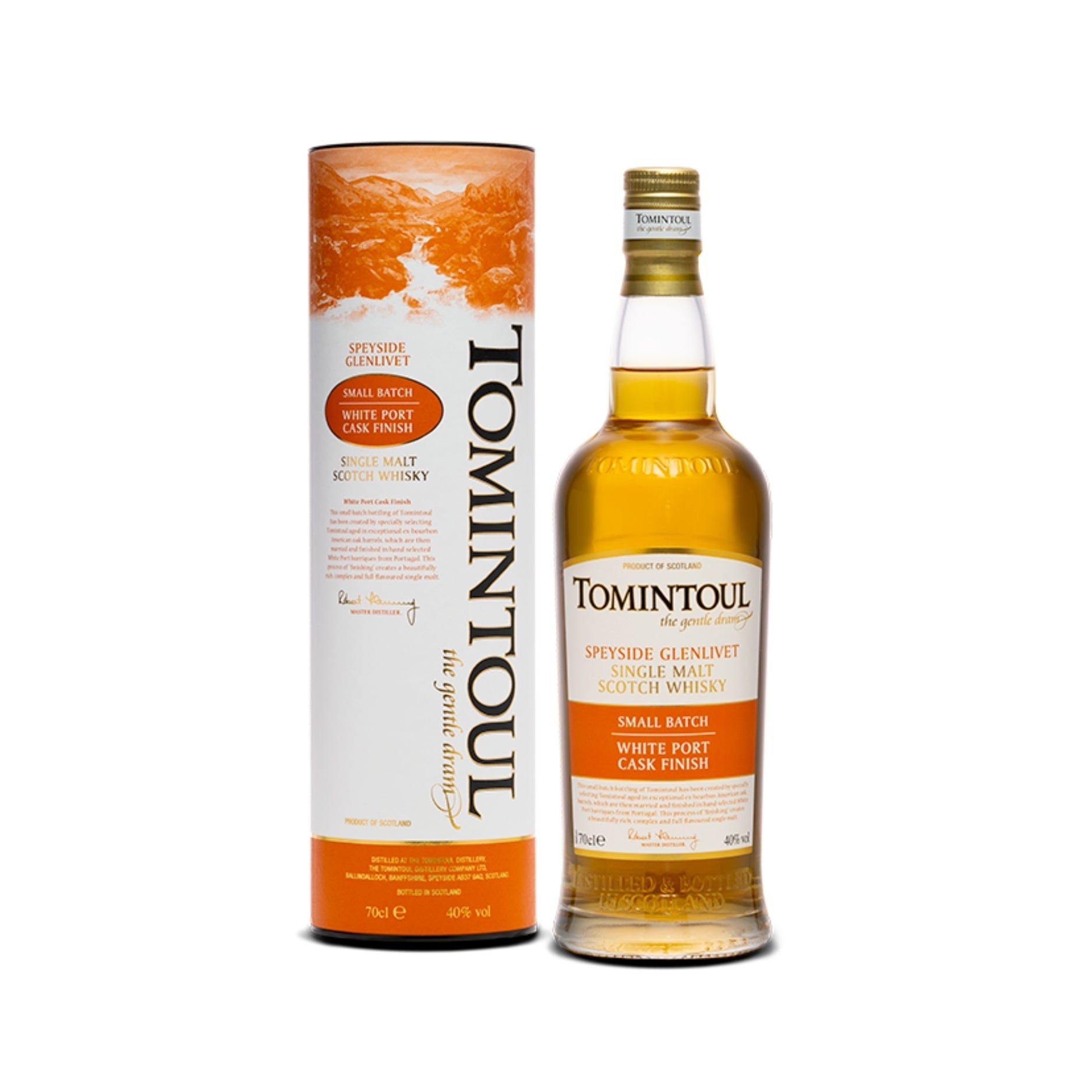 TOMINTOUL SPEYSIDE WHITE PORT FINISH    