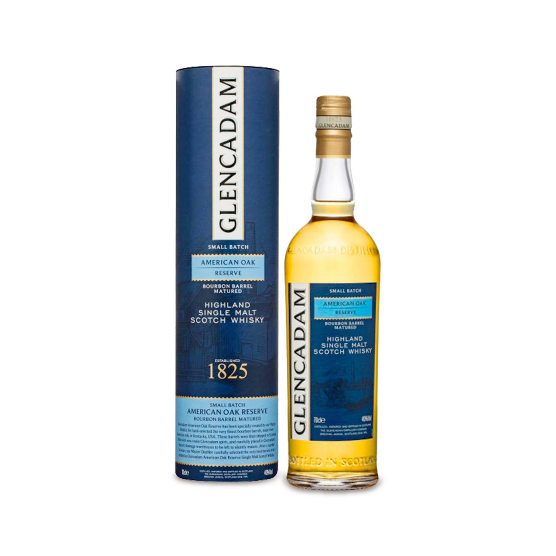 GLENCADAM AMERICAN OAK RES BOURBON      