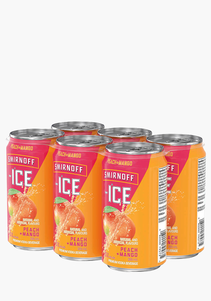 Smirnoff Ice 'Peach + Mango' - 6 x 355ML