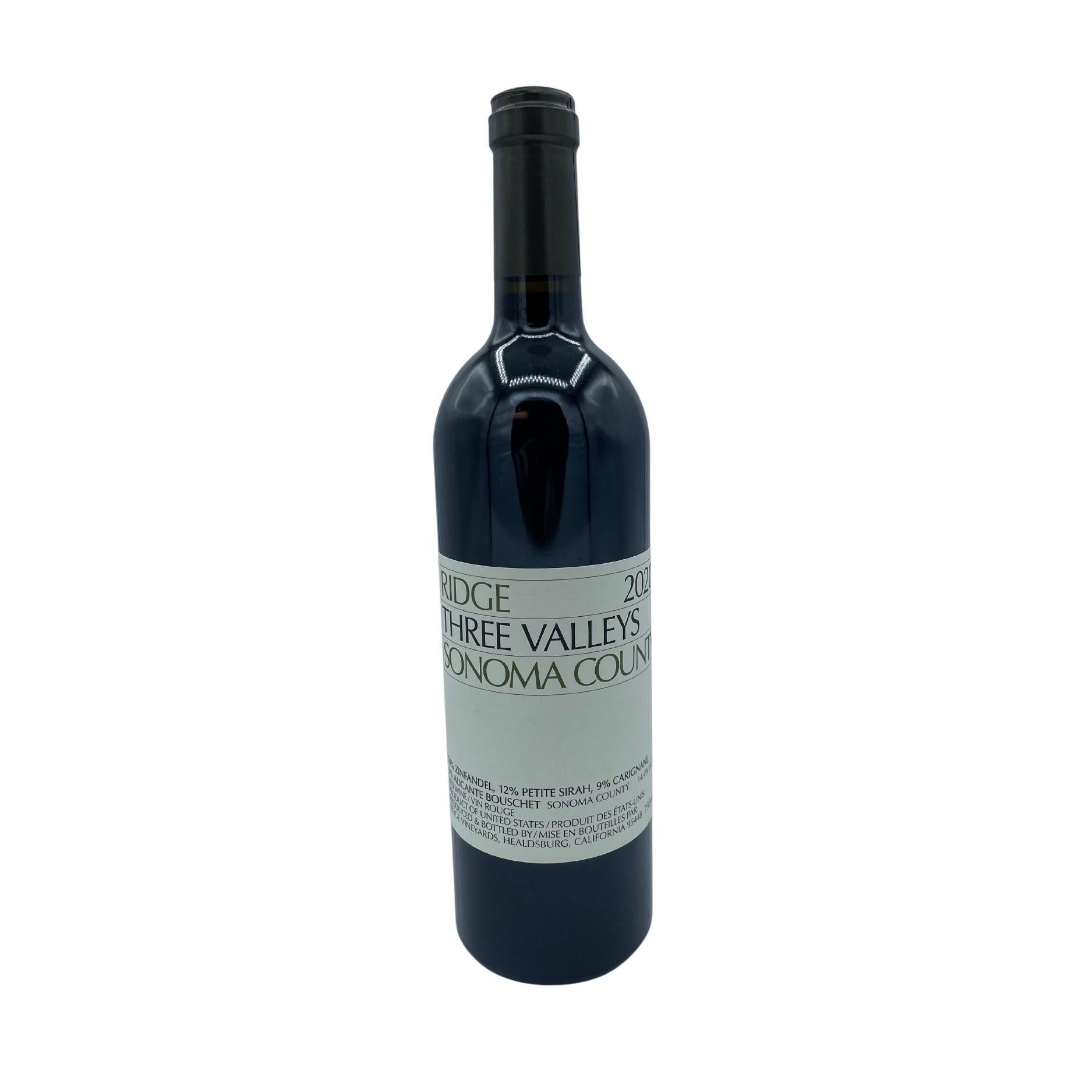 RIDGE ZINFANDEL 'THREE VALLEYS'         