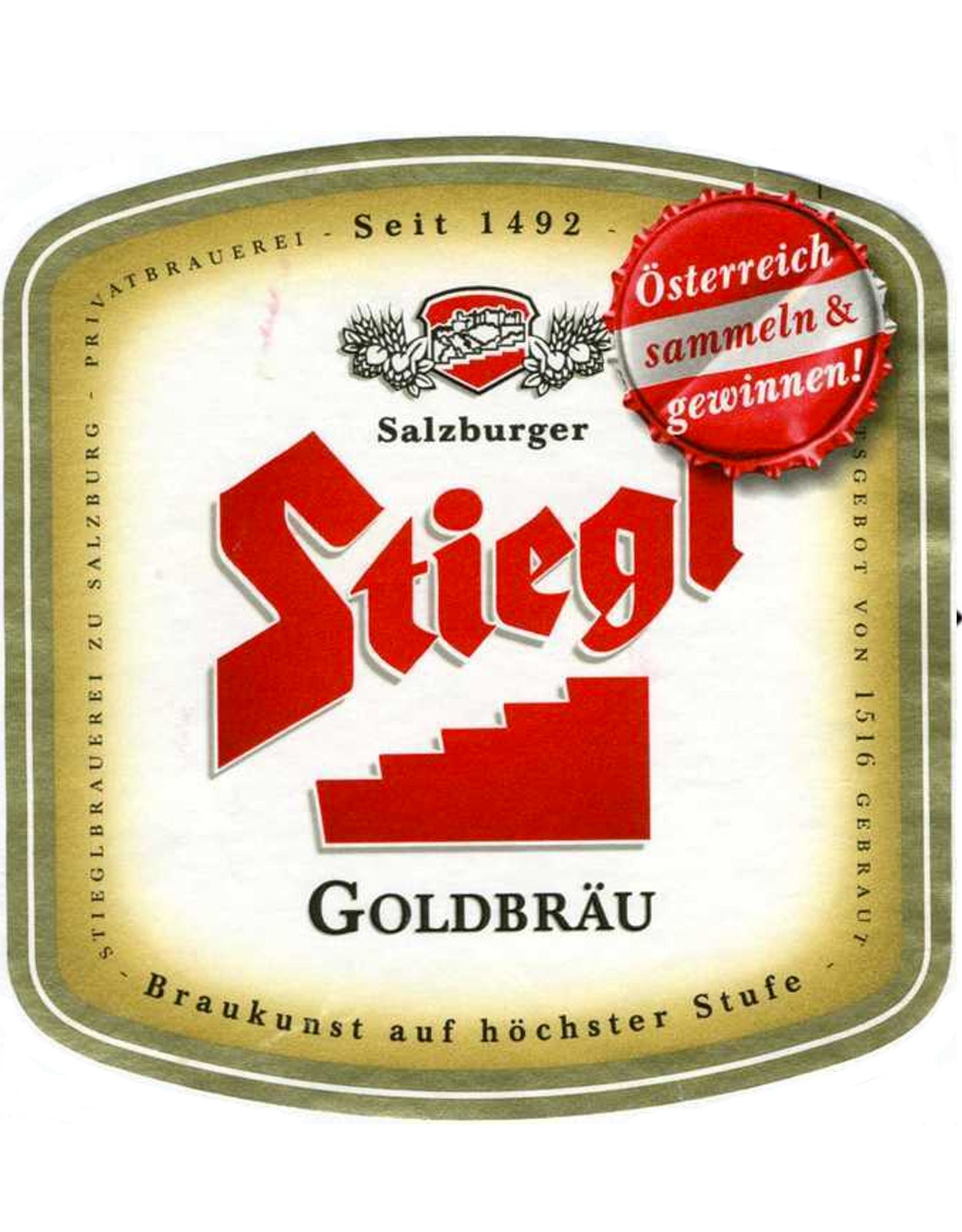STIEGL GOLDBRAU LAGER 50L KEG           