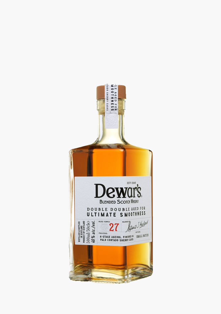 DEWARS DOUBLE DOUBLE 27 YEAR OLD        
