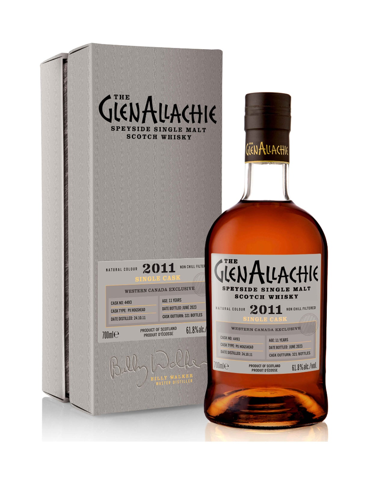 GLENALLACHIE 2011 CASK #4493 PX HOGSHEAD