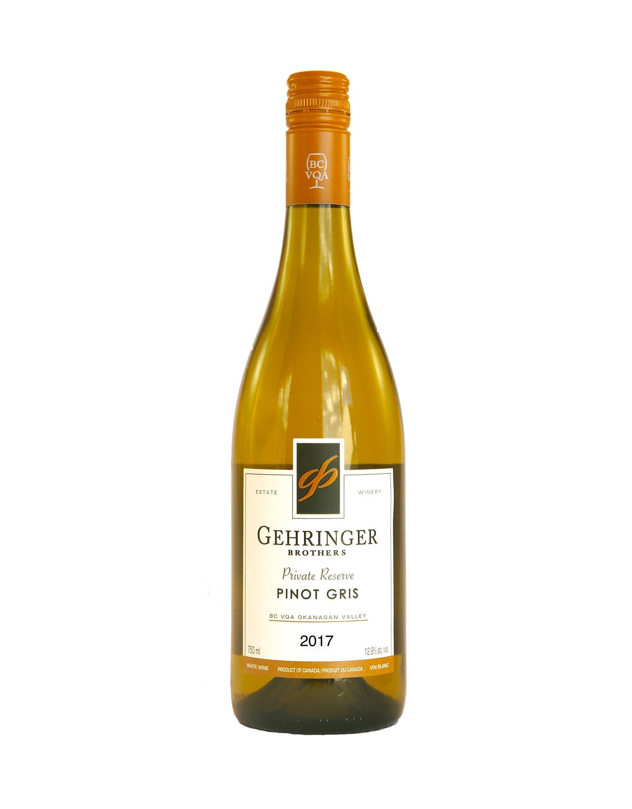 GEHRINGER PRIVATE RESERVE PINOT GRIS    