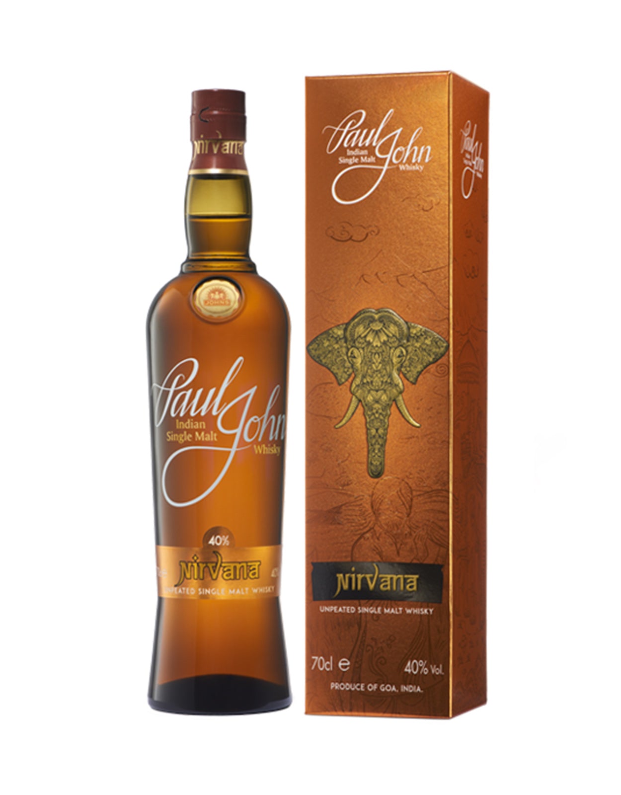 PAUL JOHN NIRVANA INDIAN SINGLE MALT    