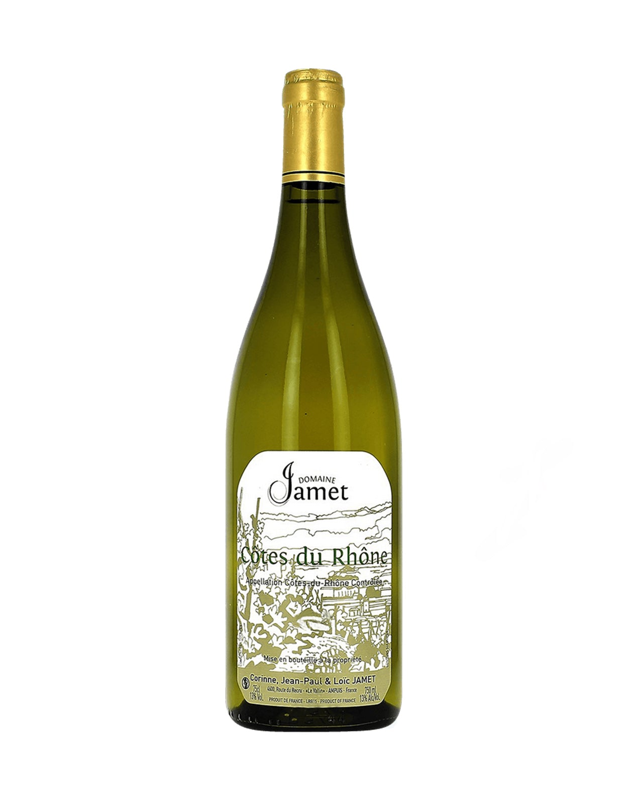JAMET COTES DU RHONE BLANC              
