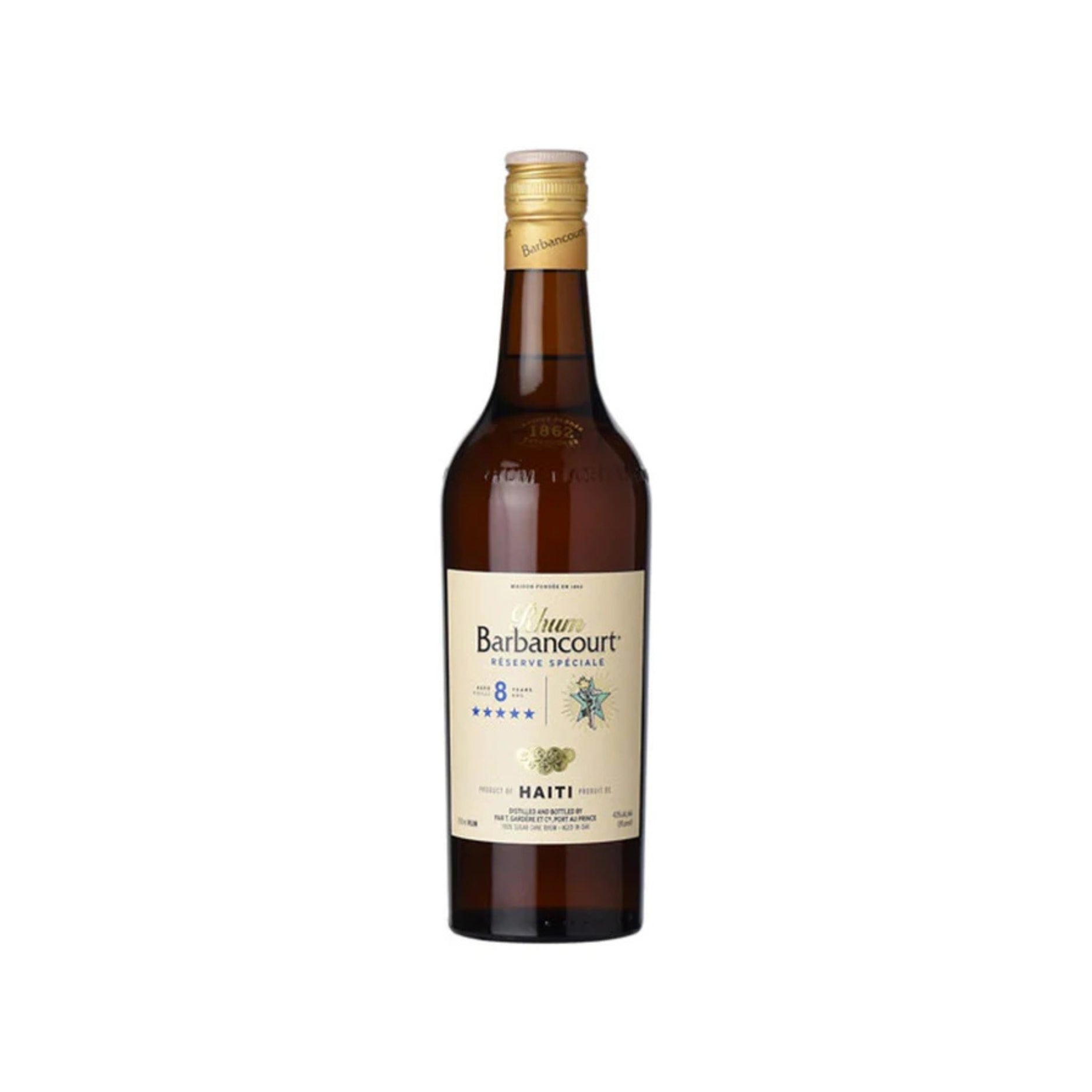 RHUM BARBANCOURT RES SPEC 8 YR OLD FIVE 