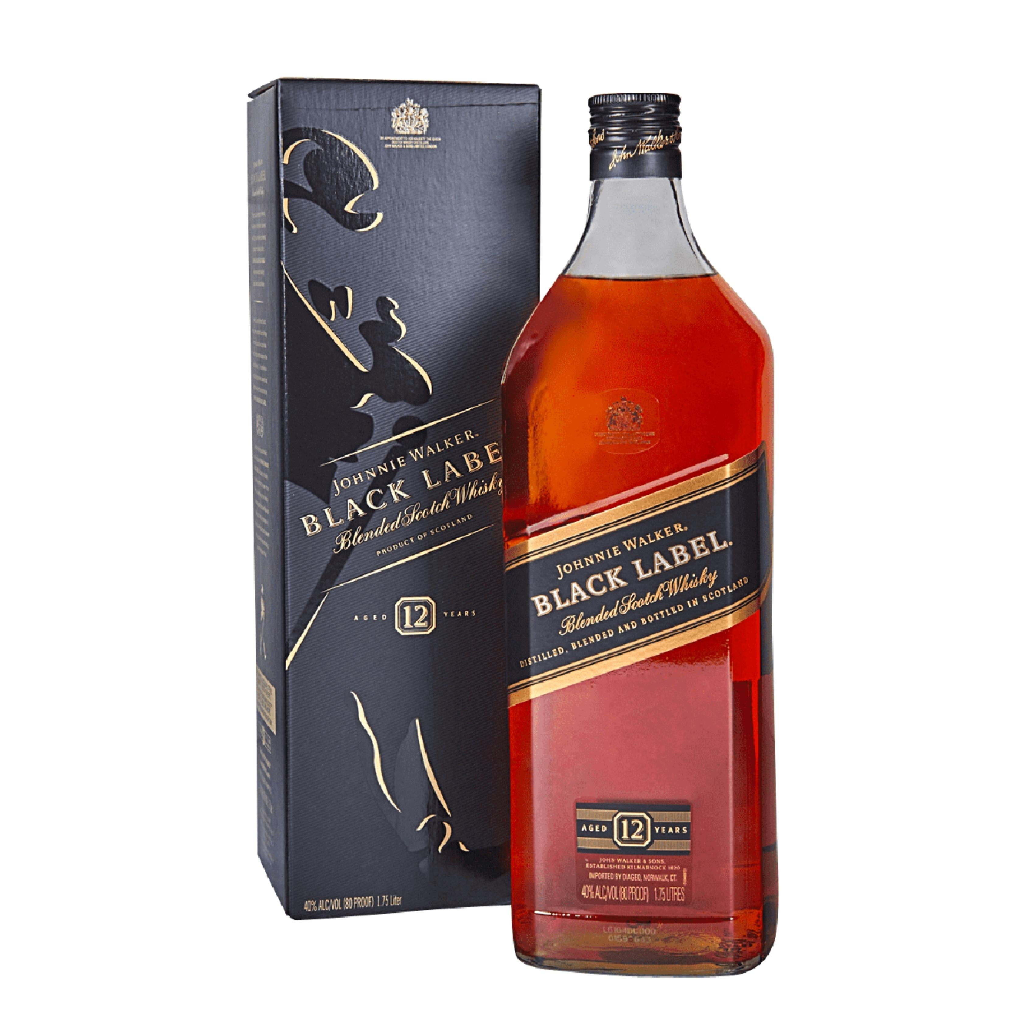 JOHNNIE WALKER BLACK LABEL 1750ML       