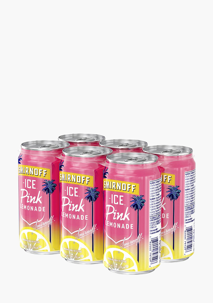 Smirnoff Ice 'Pink Lemonade' - 6x355ML