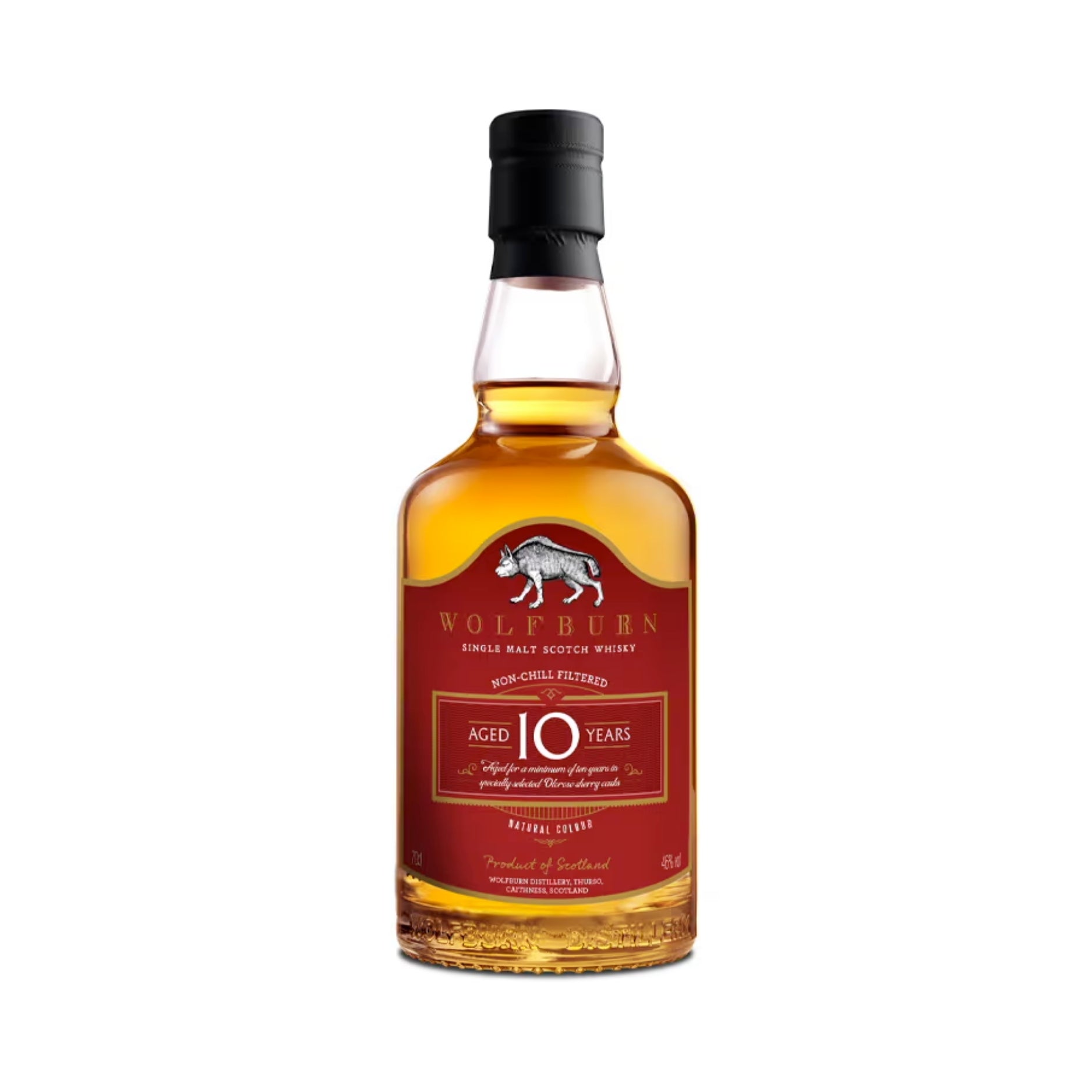 WOLFBURN 10 YEAR OLD SINGLE MALT        