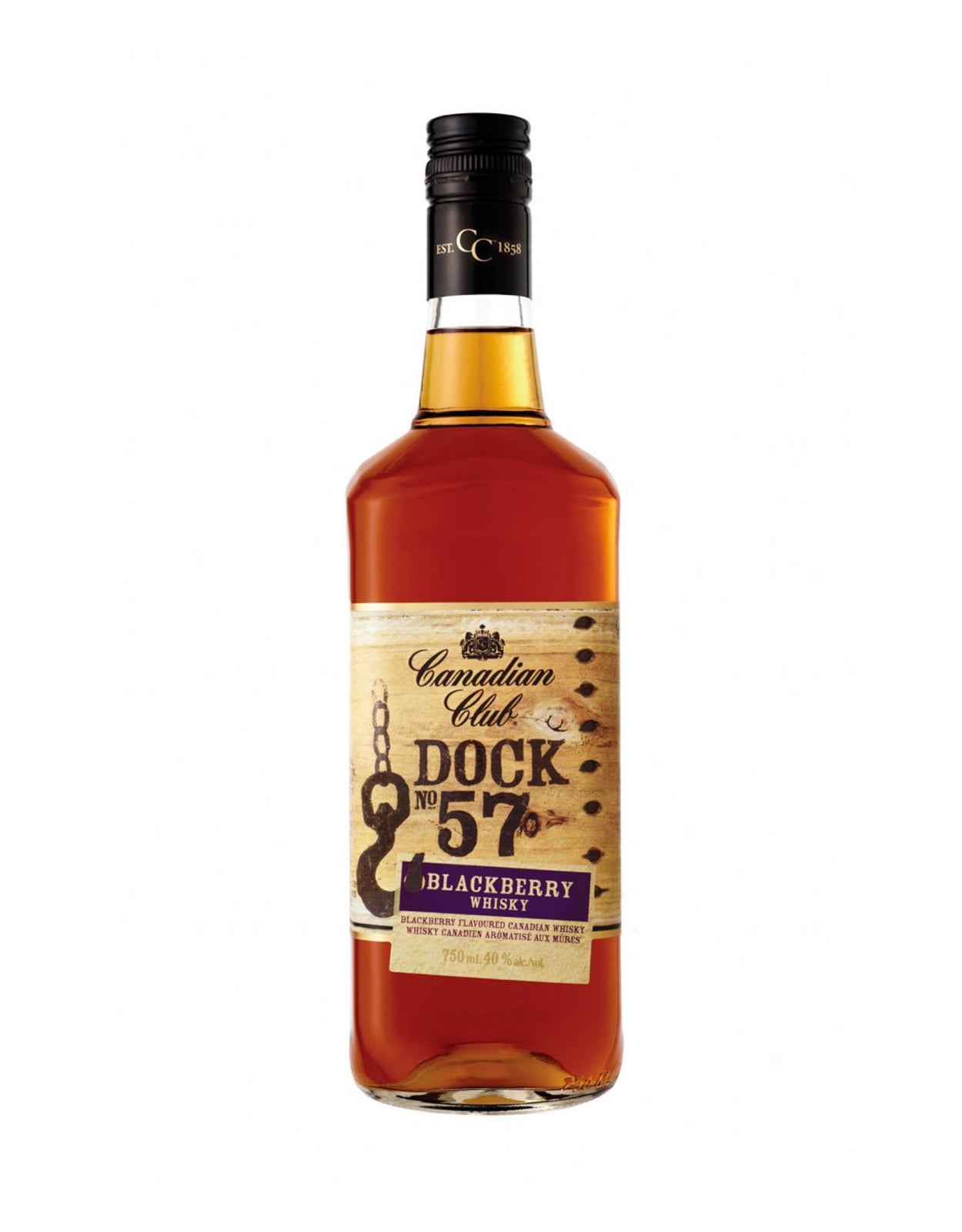 CANADIAN CLUB BLACKBERRY WHISKY         