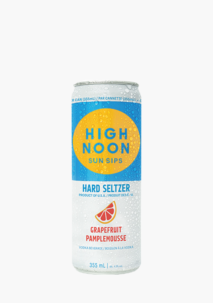 High Noon Grapefruit Vodka Seltzer - 4x355ML