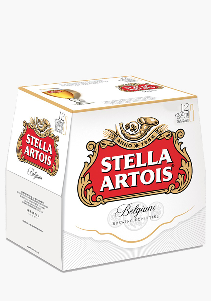 Stella Artois 330 ml - 12 Bottles