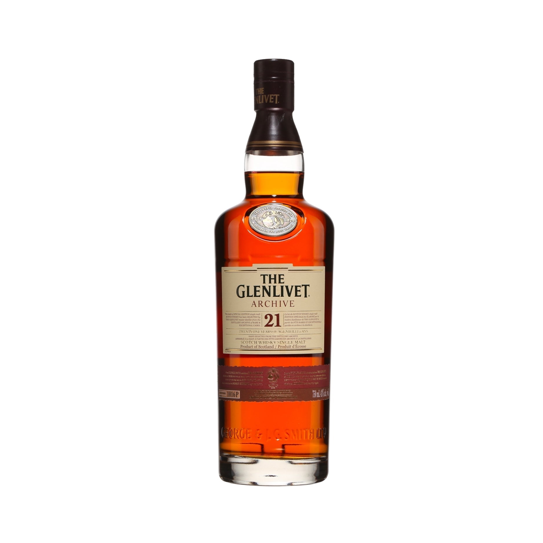 THE GLENLIVET ARCHIVE 21 YR OLD         