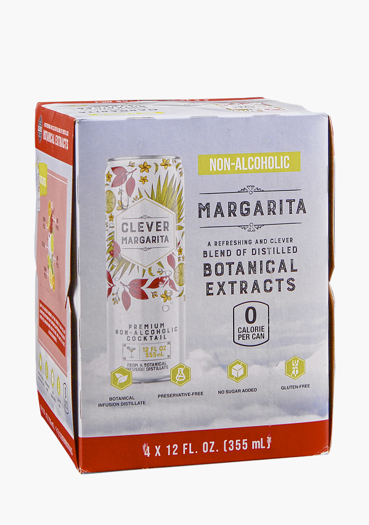 CLEVER N/A MARGARITA ZERO SUGAR 4 PACK  